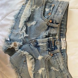 One teaspoon denim shorts